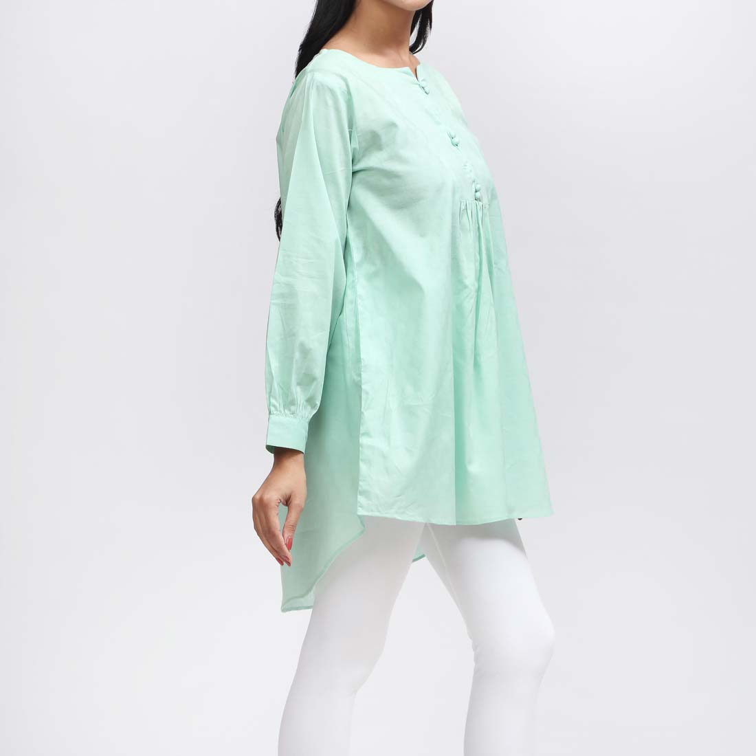 1PC- Solid Dobby Cotton Top PW9099