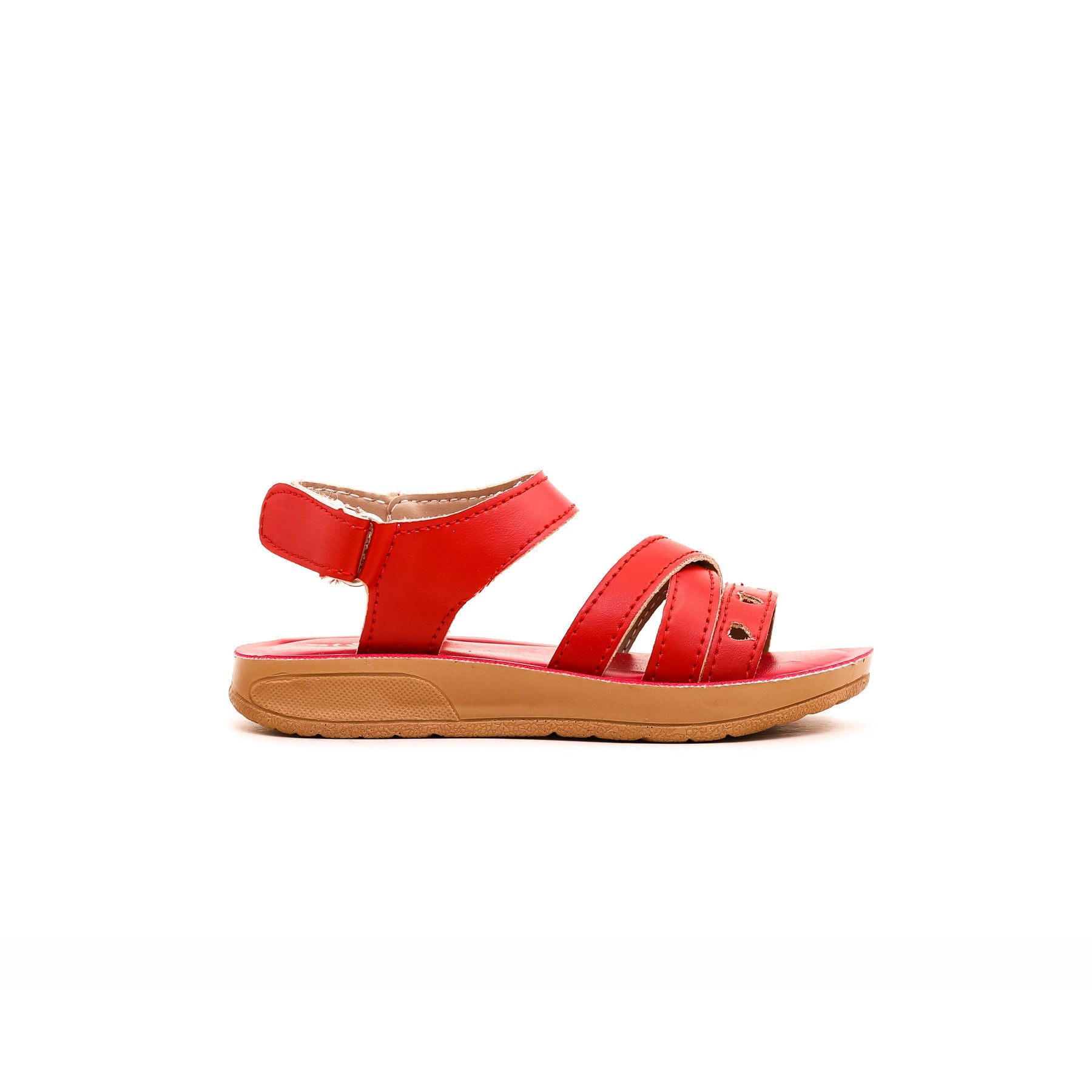 Girls Red Casual Sandal KD7813