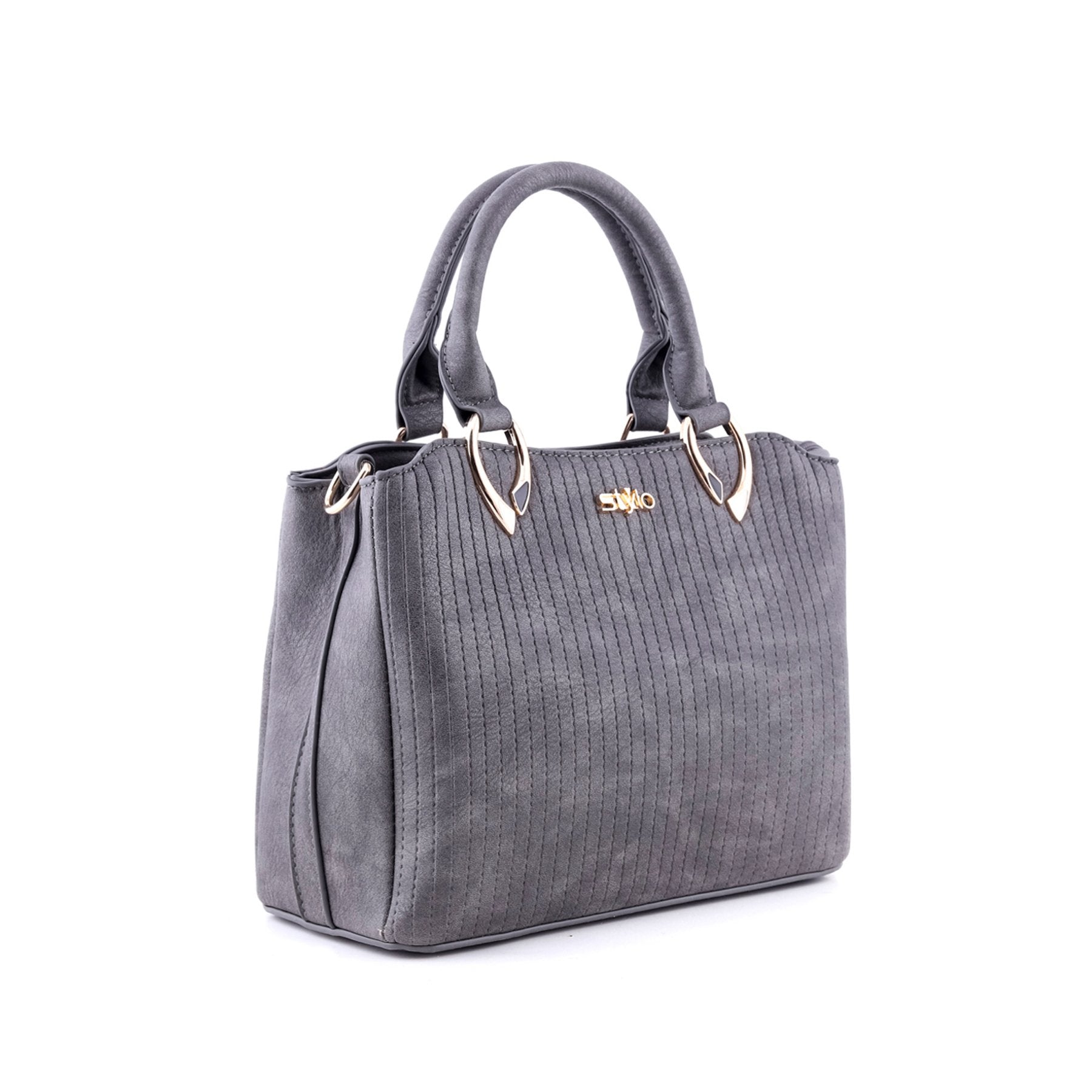 Grey Color Hand Bag P34721