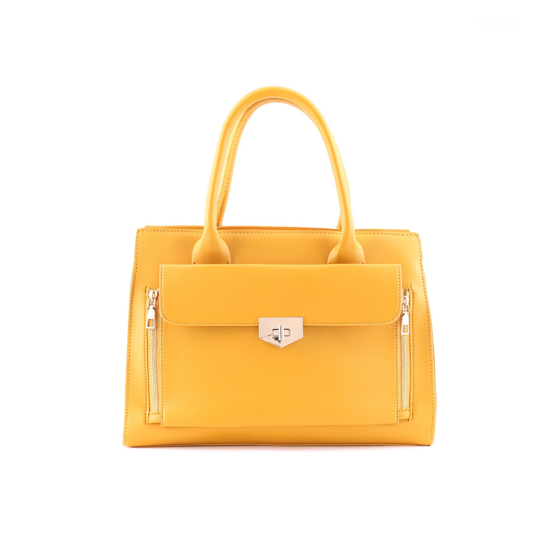 Yellow Color Hand Bag P34959