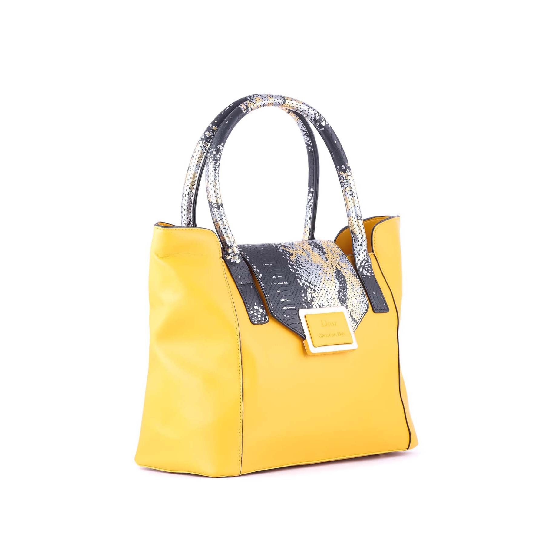Yellow Color Formal Hand Bag P34961
