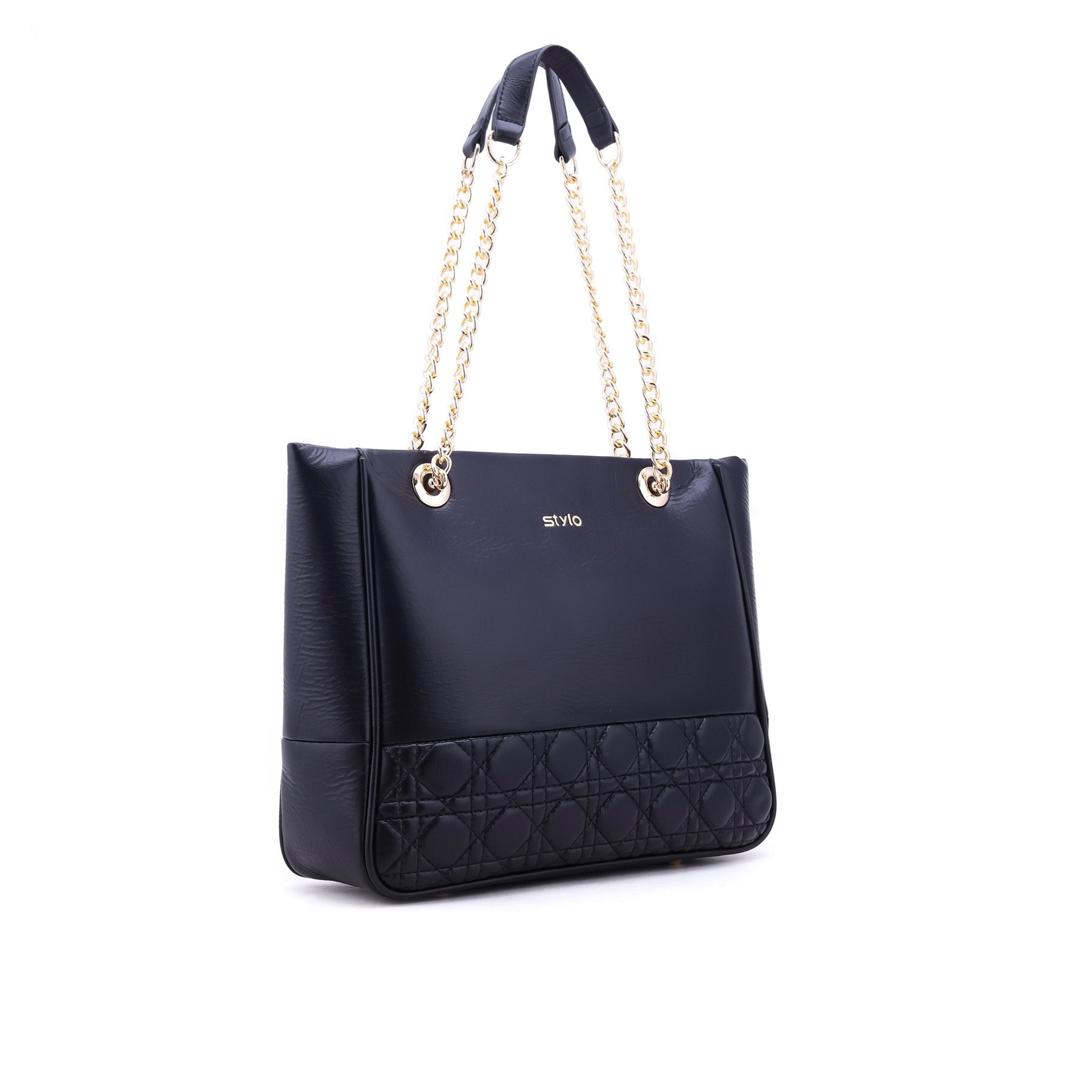 Black Color Formal Shoulder Bag P34986