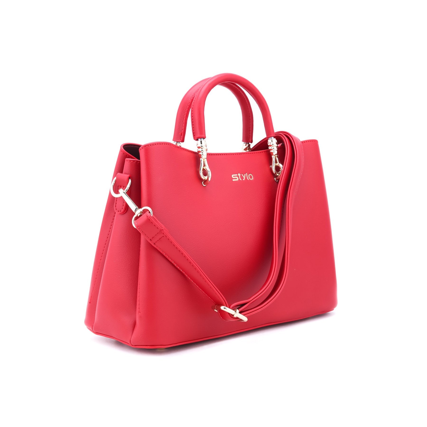 Red Color Formal Hand Bag P34989