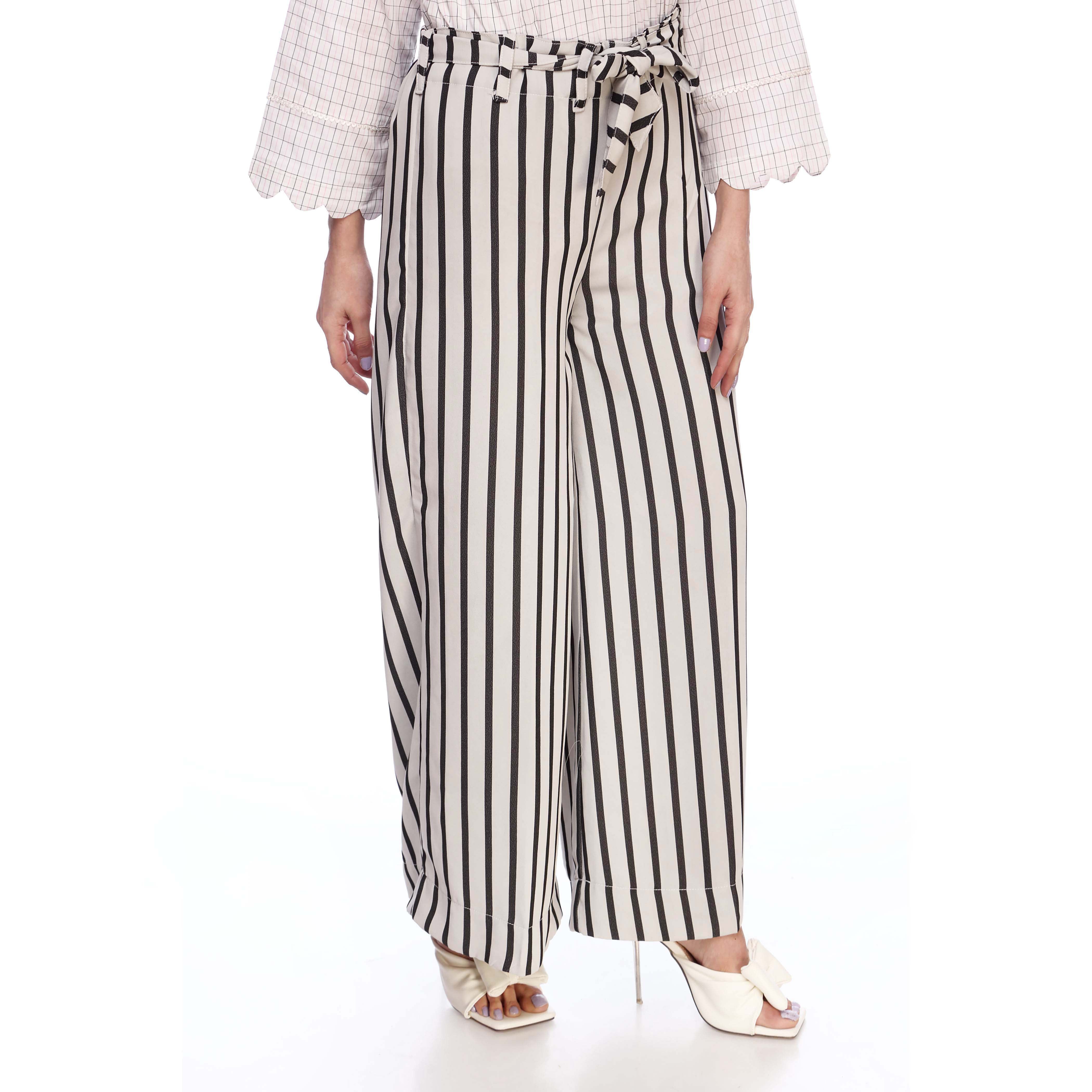 White Color Straight Fit Trouser PS2535