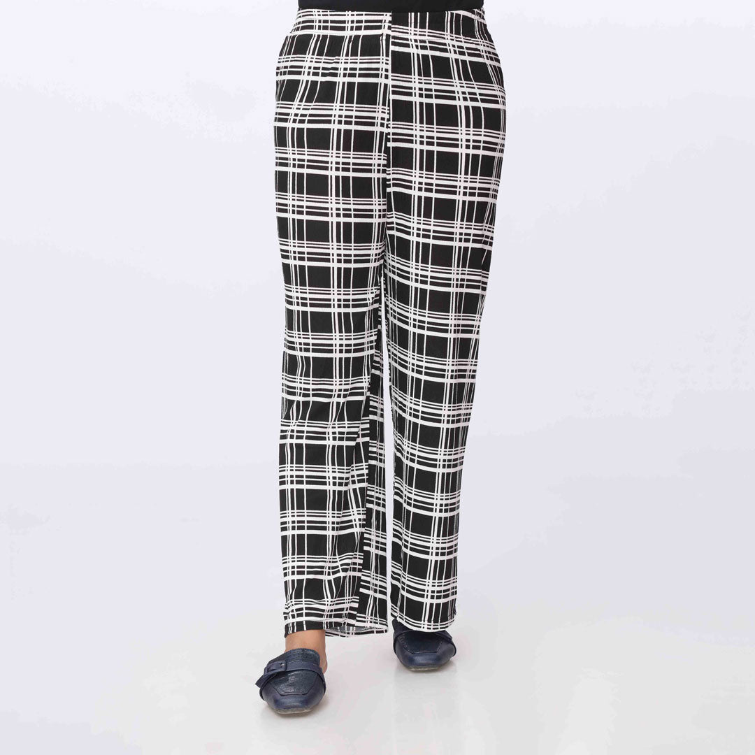 Blkwht Printed jersey Straight Trouser PW3564