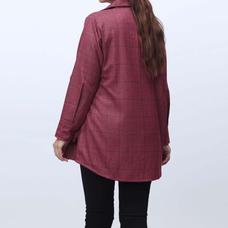 1PC- Flannel Checkered Top PW9167