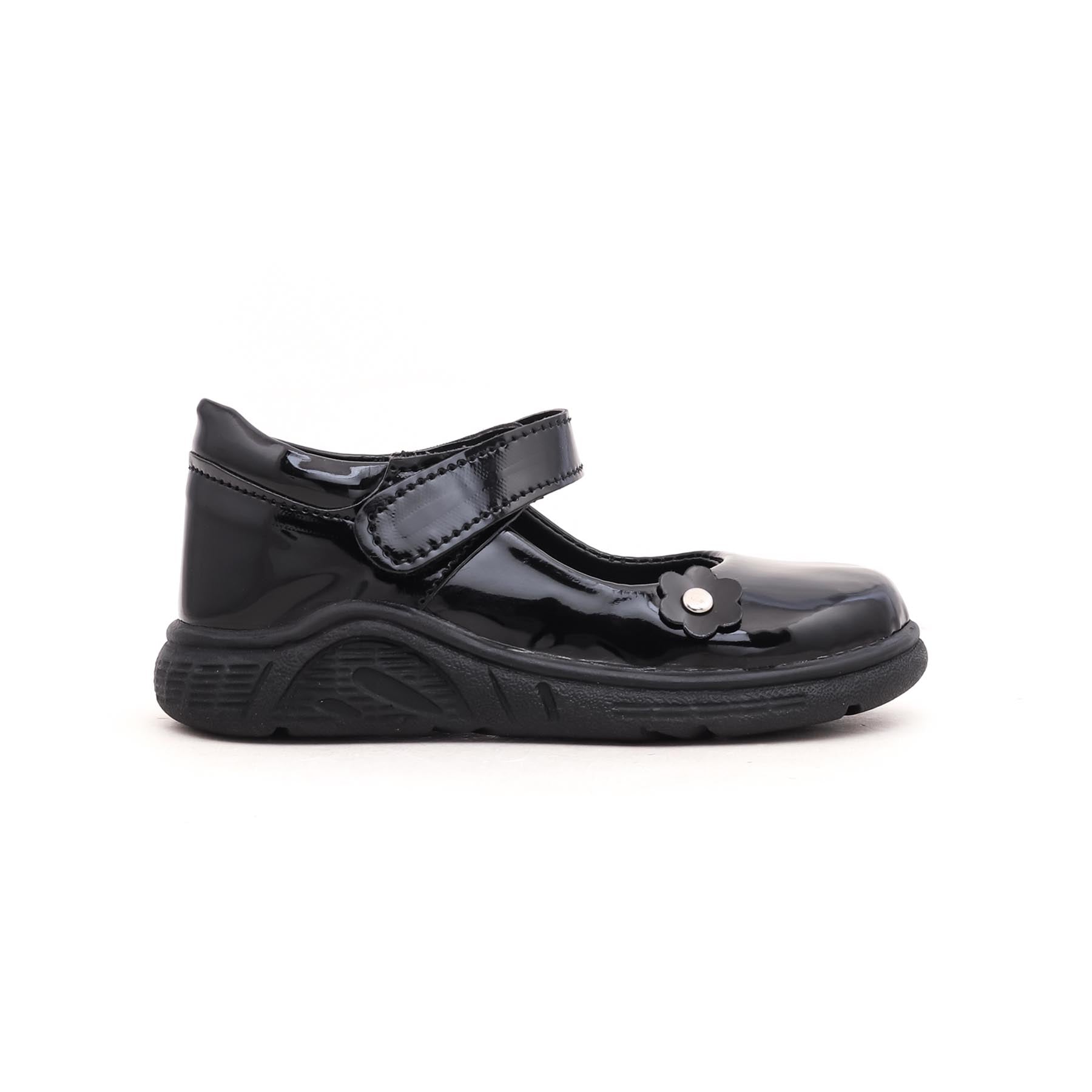 Girls Black School Shoes SK0046
