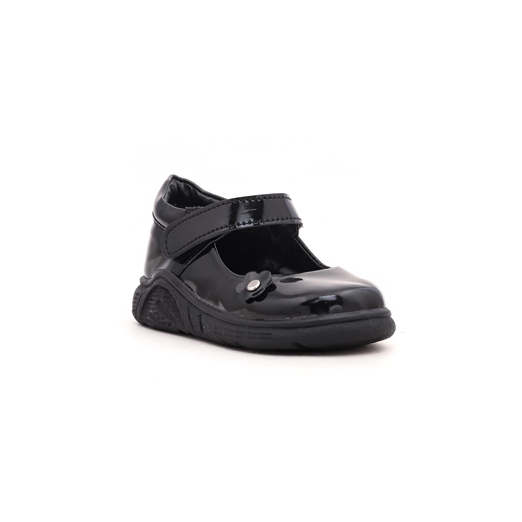 Girls Black School Shoes SK0046