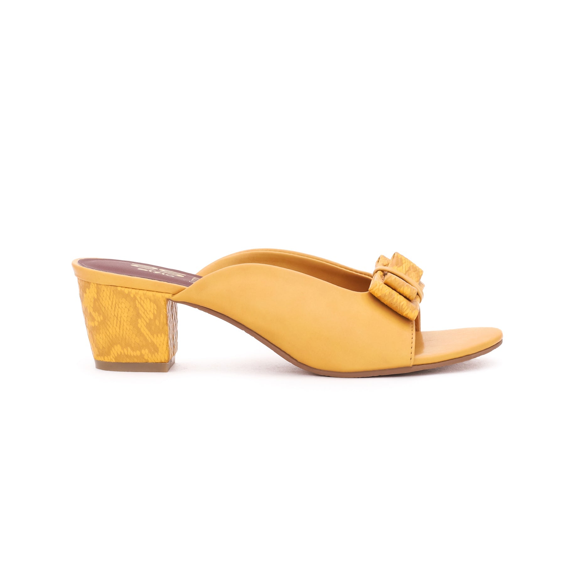 Yellow Color Formal Slippers FR7703